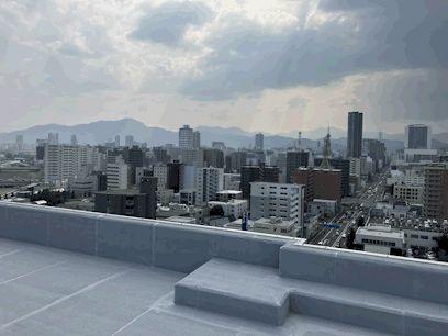 屋上より札幌中心部のビル群を望む R6.7.18