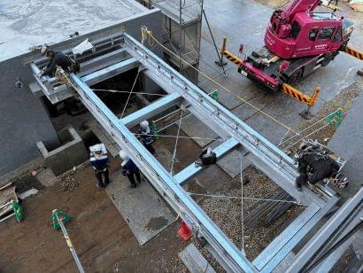 鉄骨建方状況 R8.10.5