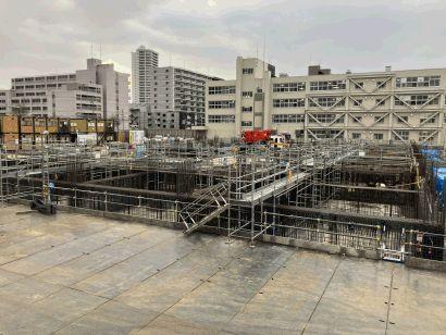 向陵中学校改築ほか１期工事　（主体工事）