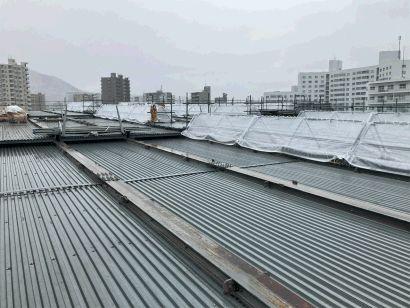 1工区上屋パネル組立完了 R12.24