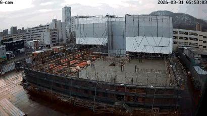 向陵中学校改築ほか1期工事 (主体工事)