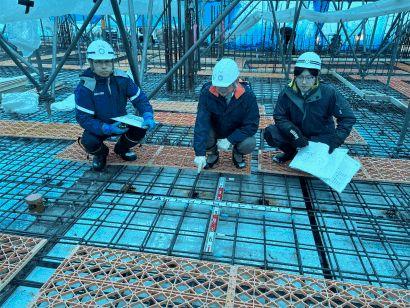 温浴施設 1Fスラブ 配筋検査 R8.2.3