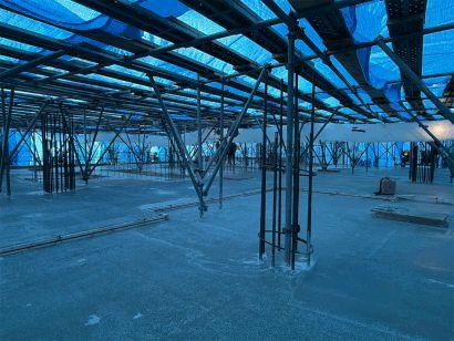 温浴施設 1Fスラブ 打設完了 R8.2.5