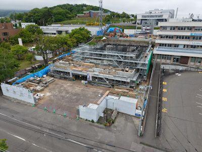 紋別市新庁舎建設　建築主体工事