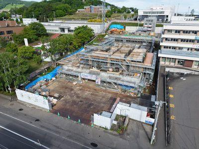 紋別市新庁舎建設 建築主体工事