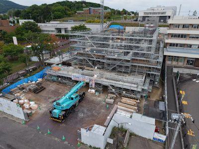紋別市新庁舎建設　建築主体工事