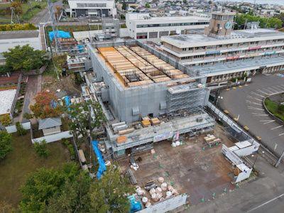 紋別市新庁舎建設　建築主体工事