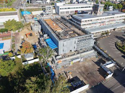 紋別市新庁舎建設 建築主体工事