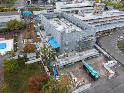紋別市新庁舎建設 建築主体工事